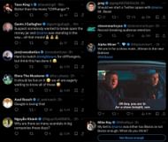 Fans react to MrBeast's response to the cryptic post (Image via X/@sama)